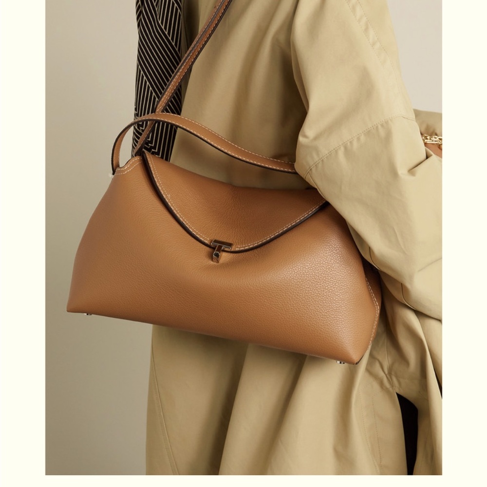 Totem brown leather shoulder bag